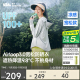 蕉下（beneunder）防晒衣女宽松百搭防紫外线出行AL417浅炭灰均码