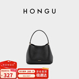 红谷包包女包质感牛皮时尚单肩手提斜挎包百搭水桶包女生日礼物送女友