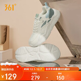 361°运动鞋女冬季革面厚底增高休闲通勤老爹跑步鞋子女682446727-1