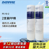爱惠浦（Everpure） PP棉滤芯10吋5微米 净水机通用滤芯 10寸5微米2只装