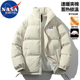 NASA MARVEL棉衣男棉服冬季外套加厚保暖面包服运动情侣装潮流立领棉袄子