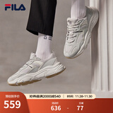 斐乐（FILA）跑步鞋老爹鞋男子跑步鞋MARSⅡ火星二代情侣款复古运动鞋休闲鞋 南极灰/雾灰-AN-F12M141116F 39