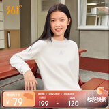 361°卫衣女秋冬季加绒外套运动休闲圆领长袖套头衫上衣662344801D-1