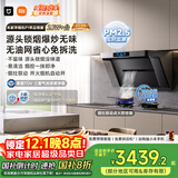 米家小米抽吸油烟机净烟机P1国家补贴以旧换新大吸力一级能效上门安装【煤气灶烟灶套装】免拆洗MJ04CY