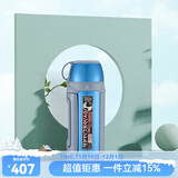 虎牌（TIGER）保温壶水壶保冷真空壶运动户外旅行男女水壶MHK-A17C 蓝银色AQ 1.7L