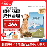 伯纳天纯专供款 中/大型犬全价幼犬宠物主粮羊肉蔓越莓味萨摩耶15kg/30斤