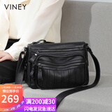 viney包包女包牛皮斜挎妈妈包中老年轻奢单肩包生日礼物品牌送女友老婆