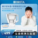碧然德（BRITA）过滤净水器 家用滤水壶 Kalea 晨汐系列XL 3.5L（灰）+专家版滤芯12枚（含组套）