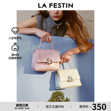 拉菲斯汀小号塌塌手提包包女士2025新款高级感单肩斜挎凯莉包 622010 清冷白-小号 | 质感油蜡皮