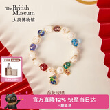 大英博物馆东方梦境香灰琉璃景泰蓝葫芦手链女款手串送女生日礼物