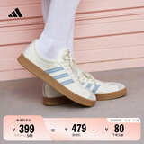 adidas「T头鞋」VL COURT 2.0复古休闲板鞋德训鞋阿迪达斯轻运动   汉玉白/蓝色/金色(推荐女生选小半码)   38