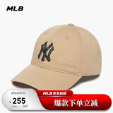MLB帽子男女情侣棒球帽软顶鸭舌帽秋冬运动帽四季3ACP6601N-50SAS-F