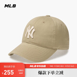 MLB帽子男女情侣棒球帽软顶鸭舌帽秋冬运动帽四季3ACP6601N-50SAP-F