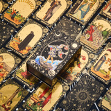 丰辰希塔罗牌正版高颜值韦特诡秘之主塔罗牌葵花宝典收藏新手全套解读书 【正版韦特 黑太阳】送四件套装 牌袋+桌布+中文手册+电子资料