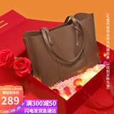 viney牛皮包包女包大容量托特包单肩包手提包生日礼物高级感送女友老婆