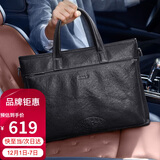 高尔夫（GOLF）商务公文包男士头层牛皮手提包男15英寸电脑包公事包送男友礼物