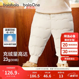 巴拉巴拉童装宝宝羽绒裤高腰护肚长裤男女童2025冬装保暖裤子208425108208