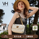 VANESSA HOGAN VH女包茵然软包系列复古太阳神斜挎包菱格链条腋下包小众单肩包