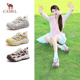 骆驼（CAMEL）【迪丽热巴同款】柠萌丑萌鞋女休闲鞋 L25A202062 米/粉/咖  40