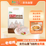 草原宏达太行山散养母鸡走地鸡生鲜冷冻整鸡净膛炖汤炖肉红烧老母鸡3斤