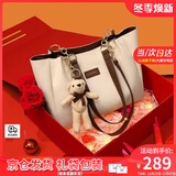 viney新款包包女包牛皮托特包大容量手提包生日礼物送女友老婆 【棕色折叠礼盒装】高级感实用轻奢大包