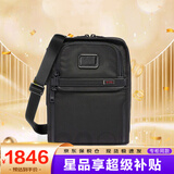 途明（TUMI）男士斜挎包商务休闲旅行通勤单肩包男包 可扩展小号02203116D3 黑色