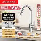 九牧厨房水龙头双水花带起泡器厨房龙头防溅水可旋转洗菜盆龙头33080