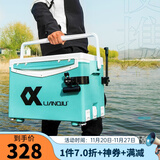 LIANQIU2025新款钓箱全套配件搭配鱼竿台钓竿杆休闲野钓钓箱必用台 32L平盖竞技款