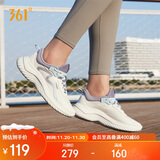 361°运动鞋女秋冬网布健身轻便休闲厚底缓震通勤跑步鞋子682232210-5