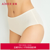 爱慕内裤内衣女士净痕面膜内裤棉质底裆轻薄网眼通透无边剪裁中腰平角内裤AM233941 肉色 160