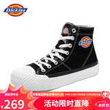 Dickies高帮帆布鞋情侣鞋女鞋休闲鞋 黑色【男女款】运动鞋码 41