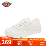 Dickies女士帆布鞋潮流休闲鞋子布鞋低帮百搭平底鞋 米色 40