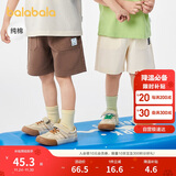 巴拉巴拉童装宝宝裤子婴儿裤子男童休闲裤儿童中裤2025夏短裤209225109201