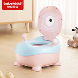 世纪宝贝（babyhood）儿童马桶座便器 加大号婴幼宝宝坐便器小孩便盆厕所座尿桶 【1-6岁】PP硬垫 卡洛红