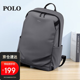 POLO双肩包男士短途旅行背包学生书包男16/17.3英寸电脑包商务出差包