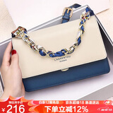 老人头牛皮女士包包女包大容量单肩斜挎包小方包轻奢女生女友生日礼物