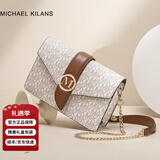 MK轻奢包包女包单肩包链条包女斜挎包小方包情人节生日礼物送女友 【七仓直发 次日达 】白色