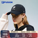 FILA FUSION斐乐潮牌棒球帽中性2025时尚休闲鸭舌帽运动遮阳帽
