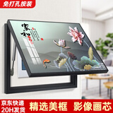 柳莺花燕免打孔电表箱装饰画现代简约客厅餐厅挂画电闸箱配电箱遮挡壁画 家和事兴 45X35遮挡35X25表箱 上掀款