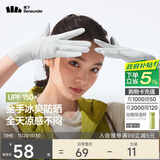 蕉下（beneunder）开车防晒手套女手部防晒防紫外线高山灰AL360