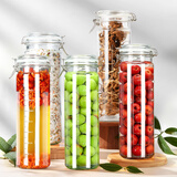 喜碧（Scybe）带刻度玻璃泡酒容器食品级密封罐泡菜坛兰仕2100ml