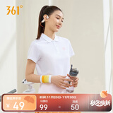 361°短袖女春夏季运动t恤速干衣polo衫跑步健身休闲瑜伽662424130H-1