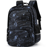 Edison爱迪生小学生书包护脊减负防下坠1-3-6年级大容量反光背包L39-1