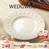 Wedgwood欢愉假日餐盘陶瓷餐盘家用菜盘情侣餐具套装奢礼速达 欢愉假日象牙白色27cm盘 1头
