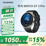 HUAWEI WATCH GT 3 Pro 黑色氟橡胶表带 46.6mm表盘 健康管理 微信手表版 华为手表 运动智能手表