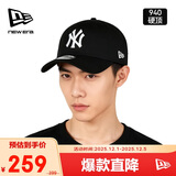 NEW ERA纽亦华MLB帽子男女棒球帽秋冬季NY硬顶940运动保暖鸭舌帽11779840
