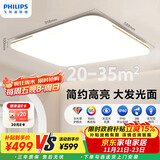 飞利浦（PHILIPS）客厅吸顶灯全光谱护眼简约超薄可调光灯具130W品逸[包安装]