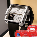 马克华菲（FAIRWHALE）手表双显全自动机械风学生电子手表男士国表运动腕表520礼物4270