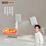 olayks立时手持挂烫机便携式熨烫机电熨斗家用小型蒸汽烫衣服神器居家外出旅行出差两用 陶白色（下单送收纳袋）