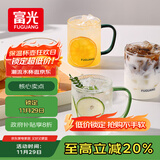 富光玻璃杯水杯子茶杯具凉水杯牛奶啤酒果汁杯子耐高温马克杯家居馆